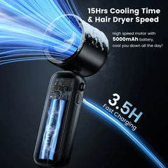 Dabfavshop Handheld Turbo Fan for Portable Cooling